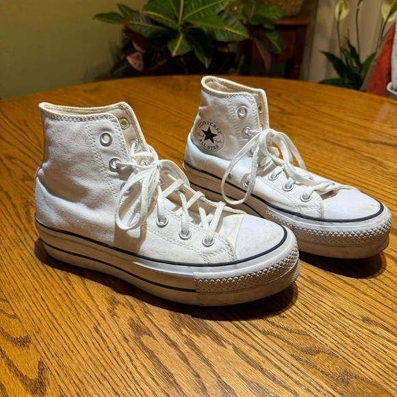 Converse Platform High Tops Size 7.5 - Picture 2 of 9
